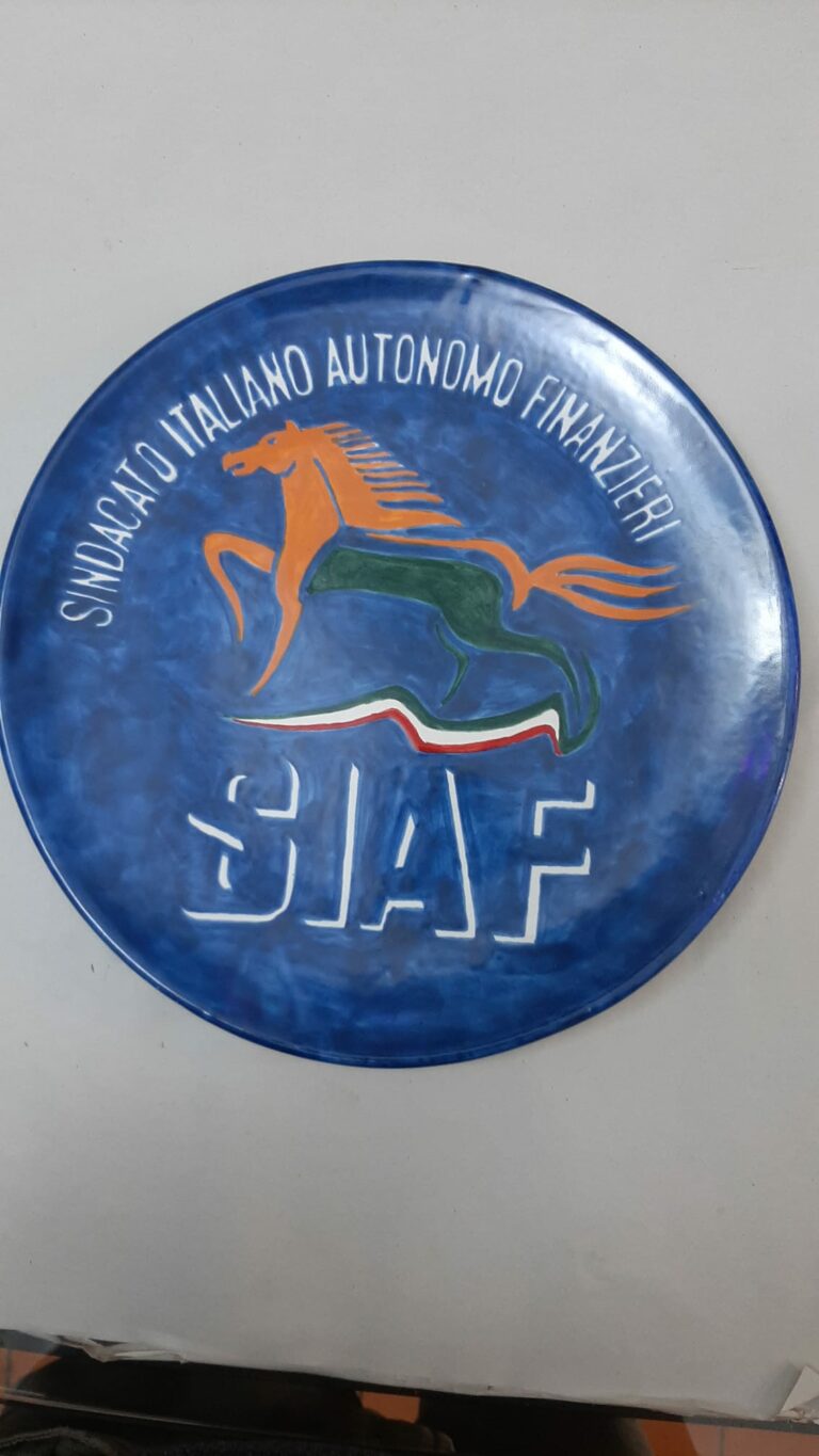 LOGO SIAF SU CERAMICA