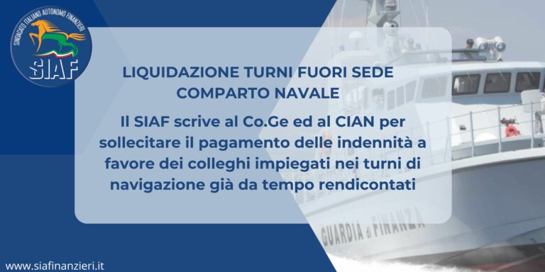 liquidazione turni fuori sede navale