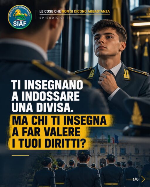 🤝 Il sindacato non serve solo quando hai un problema. Ti accompagna anche quando non sai quale strada scegliere. Ci sono momenti in cui hai dubbi, domande, perplessità. Momenti in cui una scelta sembra difficile e avere qualcuno con cui confrontarti può fare la differenza. È qui che il SIAF vuole esserci: non soltanto per tutelarti quando ne hai bisogno, ma per ascoltarti, orientarti e aiutarti a trovare la tua strada. 💙 Perché far parte di un sindacato significa anche questo: non essere solo, ma essere parte di una comunità. Una comunità in cui oggi puoi trovare sostegno e domani essere tu a offrirlo a un collega. Perché la forza di ciascuno diventa la forza di tutti. SIAF. La tua voce, il tuo sostegno, la tua comunità. #SIAF #GiovaniFinanzieri #Sindacato #GuardiaDiFinanza #InsiemePiùForti