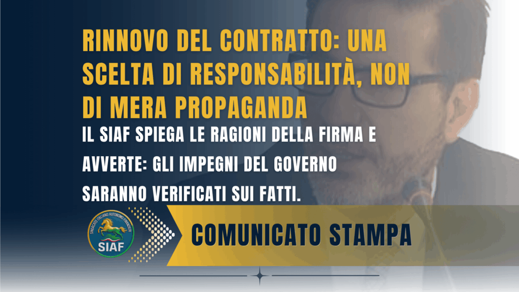 Rinnovo del contratto: una scelta di responsabilità e prospettive, non di mera propaganda.