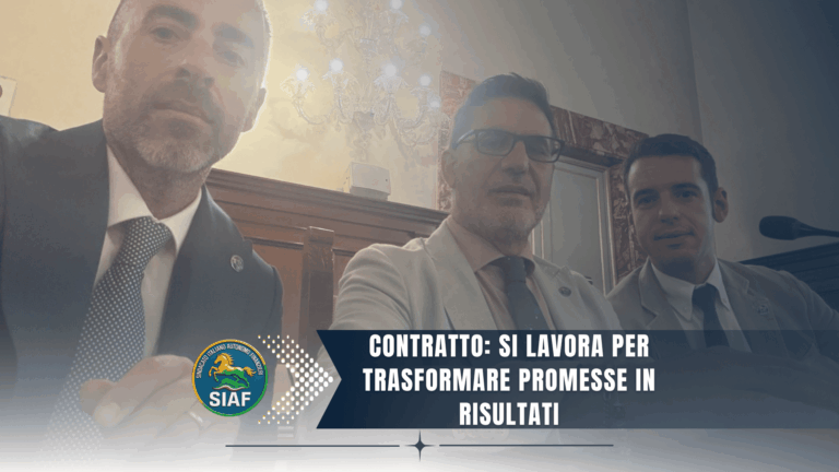 Contratto, previdenza e diritti: la posizione del SIAF al tavolo della Funzione Pubblica