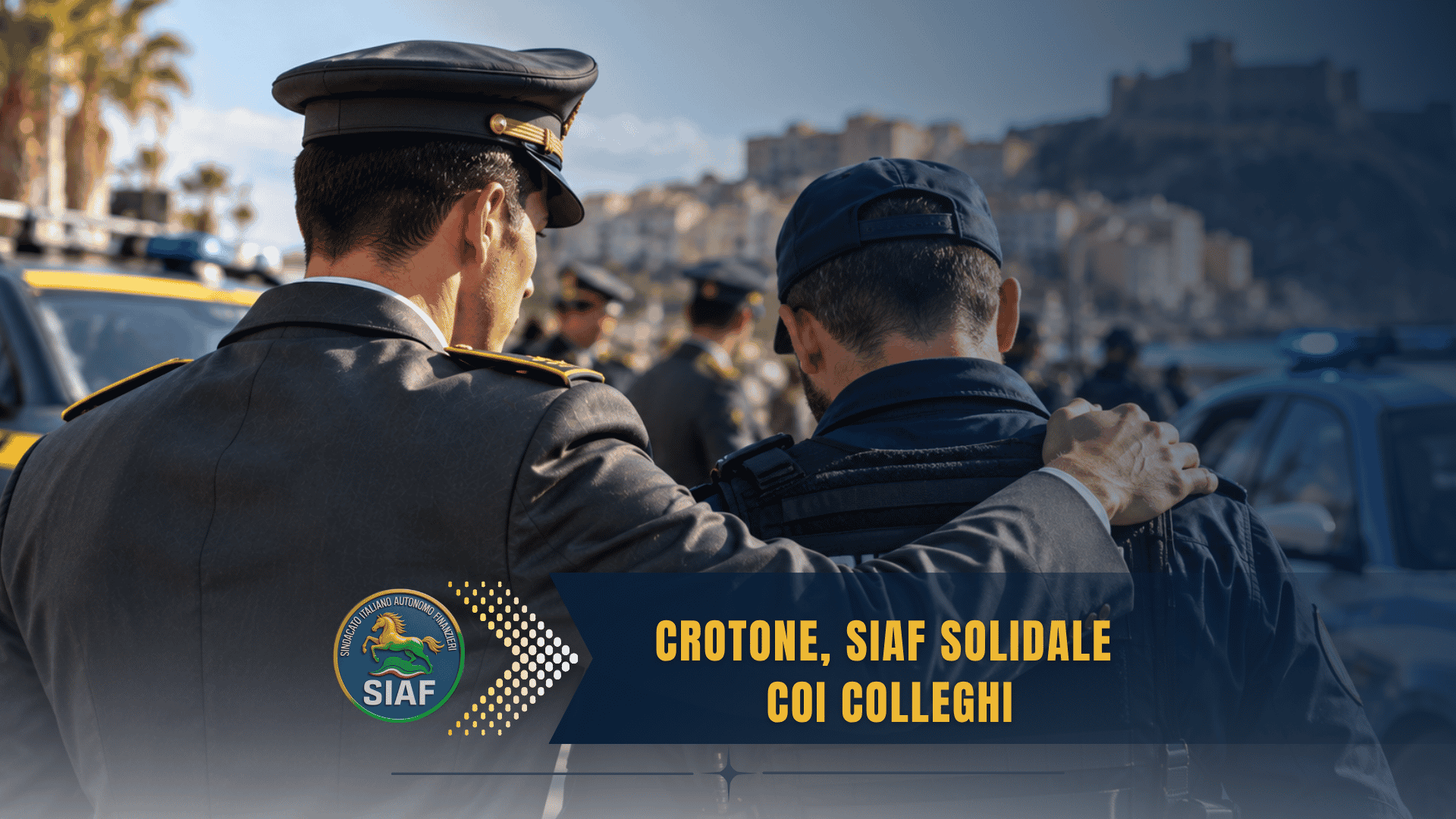 Crotone, SIAF esprime solidarietà ai colleghi feriti e chiede maggiori tutele per gli operatori della sicurezza